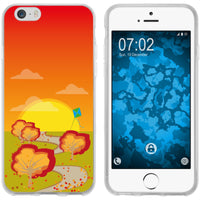 iPhone 6 Plus / 6s Plus Silikon-Hülle Herbst Drache/Kite M2