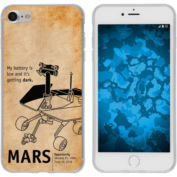 iPhone 7 / 8 / SE 2020 Silikon-Hülle Space Rover M2 Case