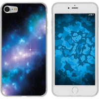 iPhone 7 / 8 / SE 2020 Silikon-Hülle Space Blue Belt M4 Case