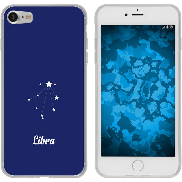 iPhone 7 / 8 / SE 2020 Silikon-Hülle SternzeichenLibra M9 Ca