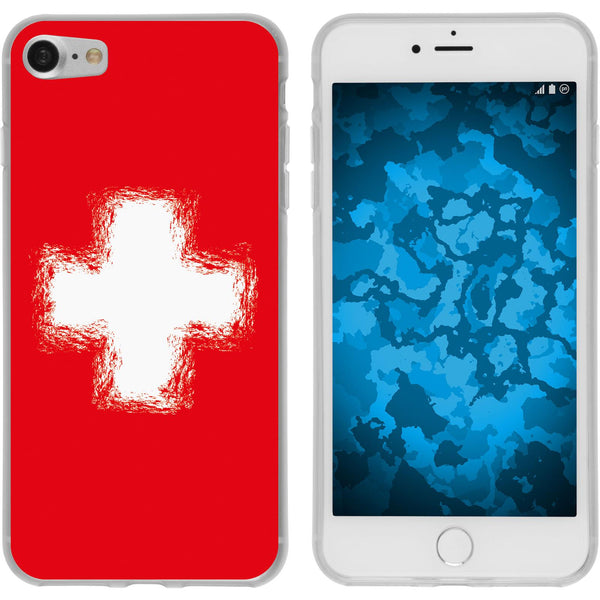 iPhone 7 / 8 / SE 2020 Silikon-Hülle WM Schweiz M10 Case