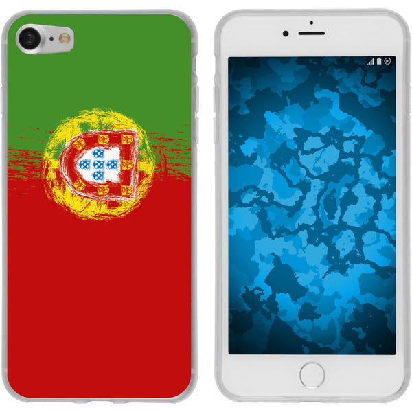 iPhone 7 / 8 / SE 2020 Silikon-Hülle WM Portugal M8 Case