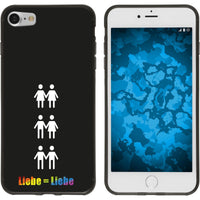 iPhone 8 Silikon-Hülle pride Beziehung M1 Case