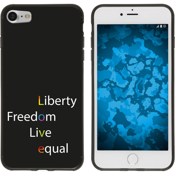 iPhone 8 Silikon-Hülle pride Wörter M2 Case