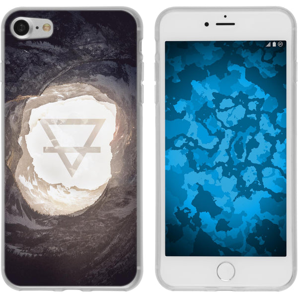 iPhone 8 Silikon-Hülle Element Erde M2 Case