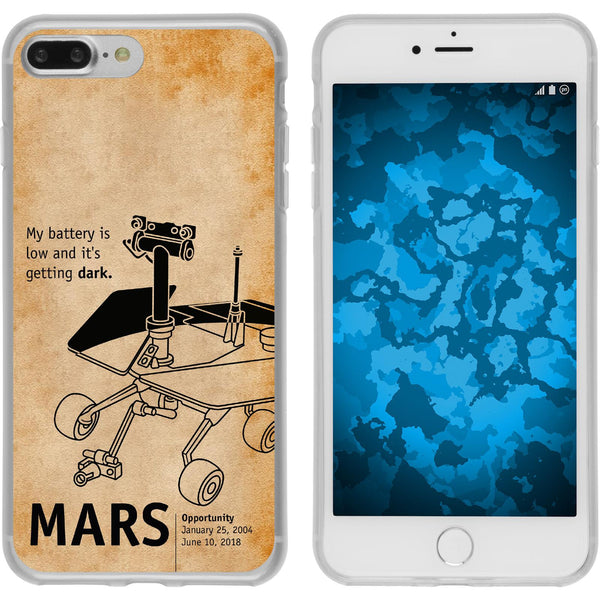 iPhone 7 Plus / 8 Plus Silikon-Hülle Space Rover M2 Case