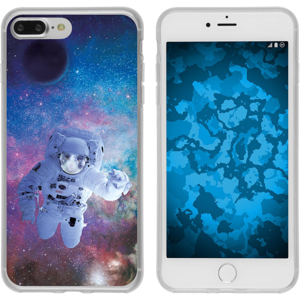 iPhone 7 Plus / 8 Plus Silikon-Hülle Space Catronaut M5 Case