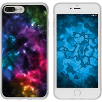 iPhone 7 Plus / 8 Plus Silikon-Hülle Space Nebula M8 Case