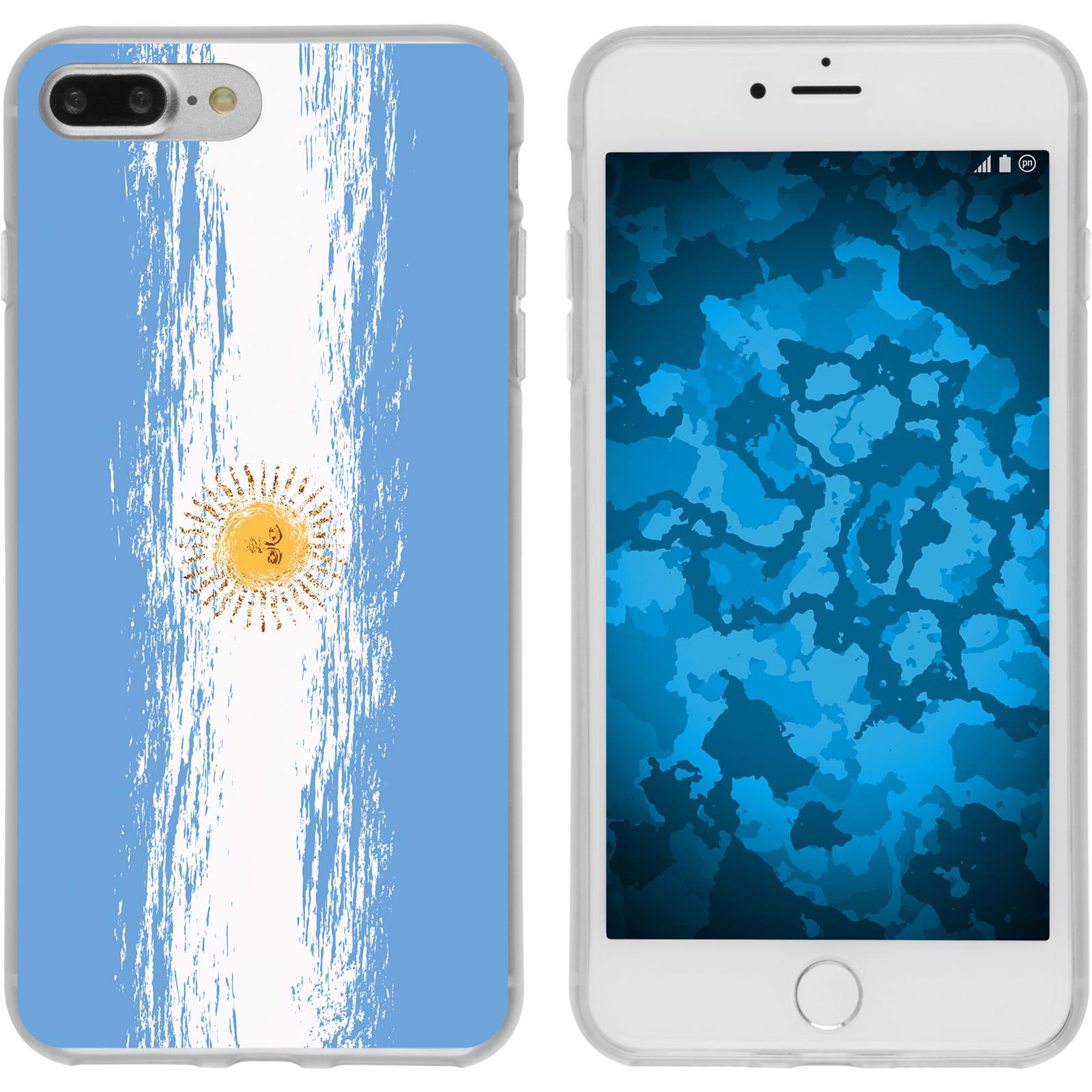 iPhone 7 Plus / 8 Plus Silikon-Hülle WM Argentinien M1 Case