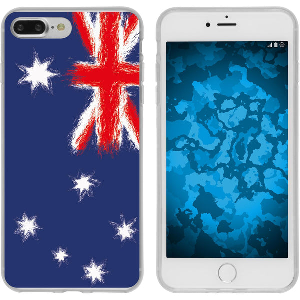 iPhone 7 Plus / 8 Plus Silikon-Hülle WM Australien M2 Case