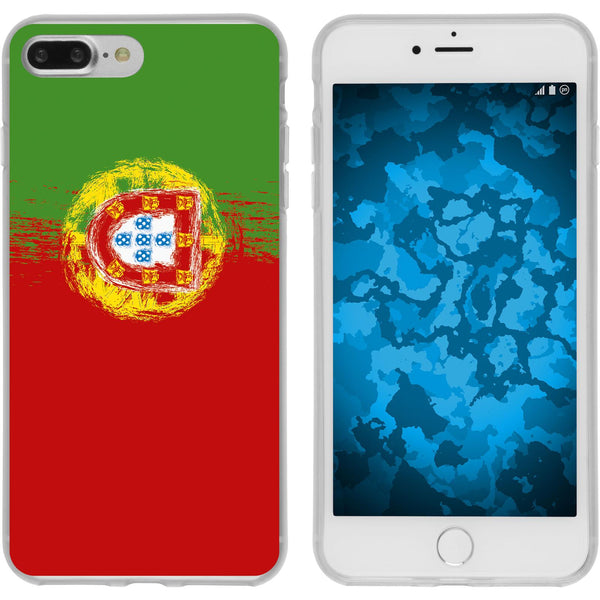 iPhone 7 Plus / 8 Plus Silikon-Hülle WM Portugal M8 Case