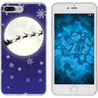 iPhone 7 Plus / 8 Plus Silikon-Hülle X Mas Weihnachten Santa
