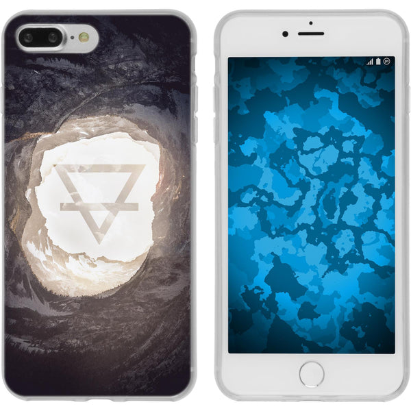 iPhone 8 Plus Silikon-Hülle Element Erde M2 Case