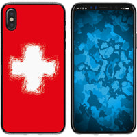 iPhone X / XS Silikon-Hülle WM Schweiz M10 Case