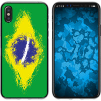 iPhone X / XS Silikon-Hülle WM Brasilien M3 Case