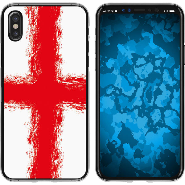 iPhone X / XS Silikon-Hülle WM England M4 Case