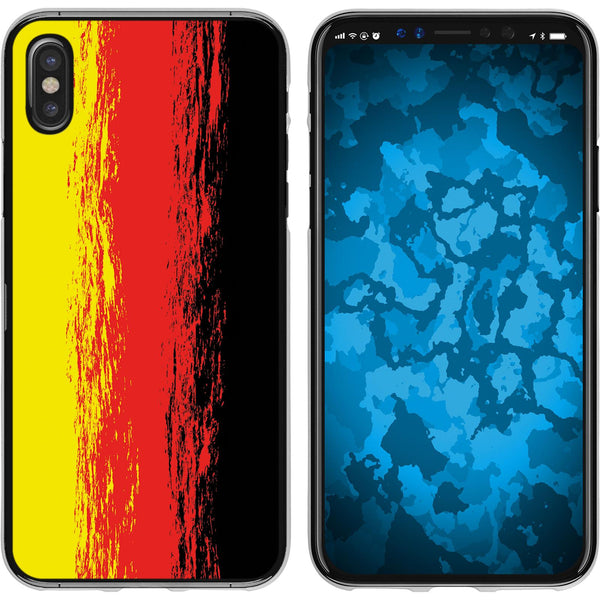 iPhone X / XS Silikon-Hülle WM Deutschland M6 Case