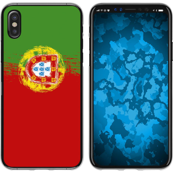 iPhone X / XS Silikon-Hülle WM Portugal M8 Case