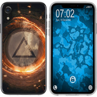 iPhone Xr Silikon-Hülle Element Feuer M3 Case