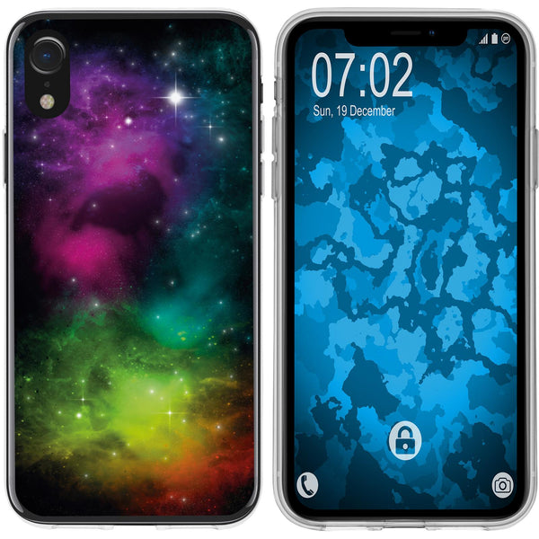 iPhone Xr Silikon-Hülle Space Starfield M7 Case