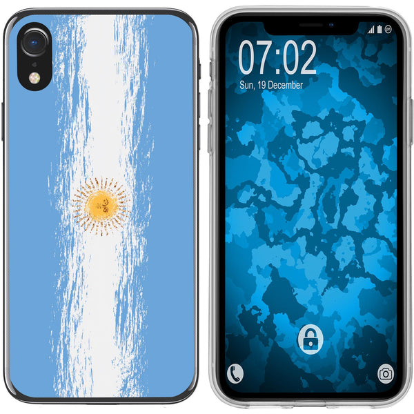 iPhone Xr Silikon-Hülle WM Argentinien M1 Case