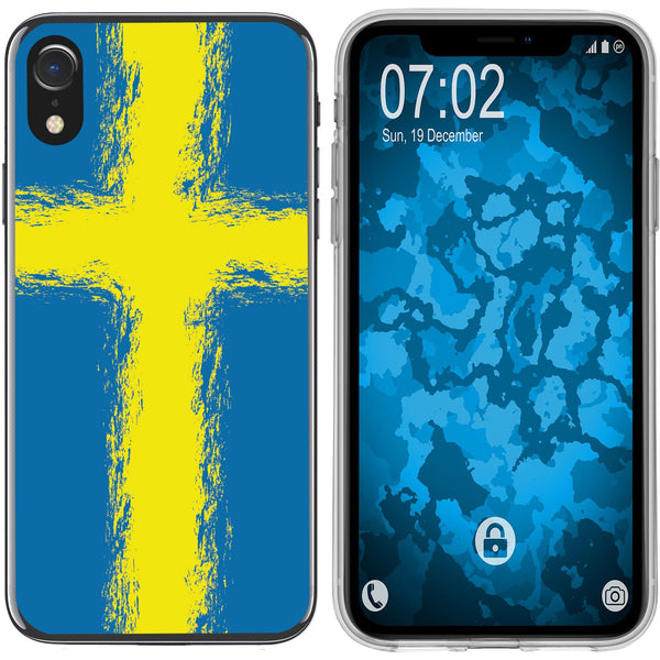 iPhone Xr Silikon-Hülle WM Schweden M12 Case
