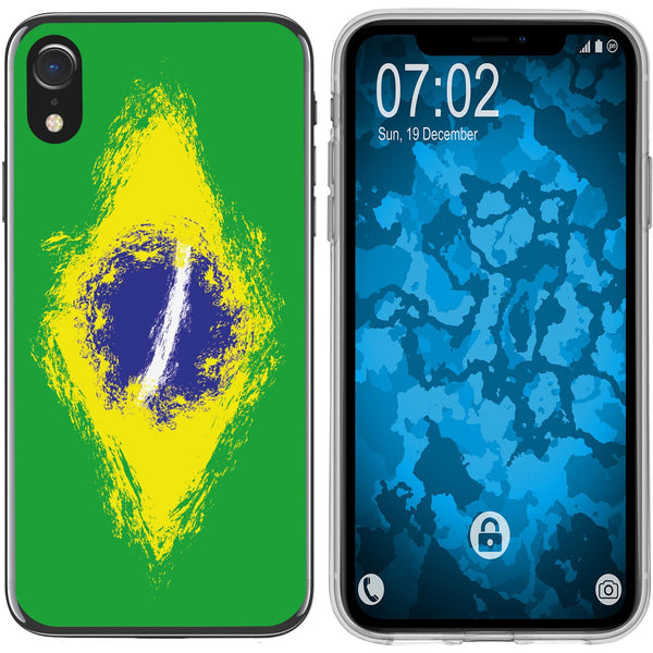 iPhone Xr Silikon-Hülle WM Brasilien M3 Case