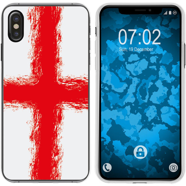 iPhone Xs Max Silikon-Hülle WM England M4 Case