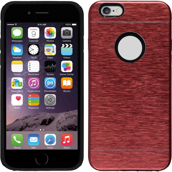 Hardcase für Apple iPhone 6s / 6 Metallic rot