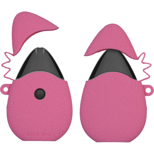 PhoneNatic Case für Suorin Drop Hülle Silikon rosa Cover Tas