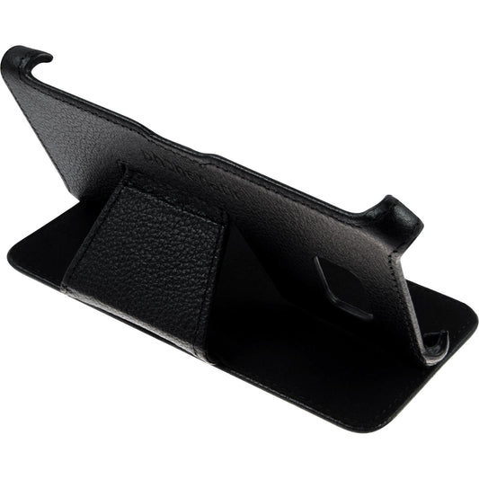Echt-Lederhülle für Samsung Galaxy Note FE Leder-Case schwar