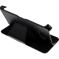 Echt-Lederhülle für Samsung Galaxy Note FE Leder-Case schwar
