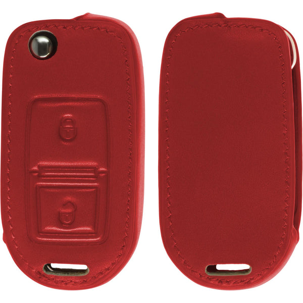 Echtleder Classic Schlüssel Hülle für die  VW 2-Tasten Fernb