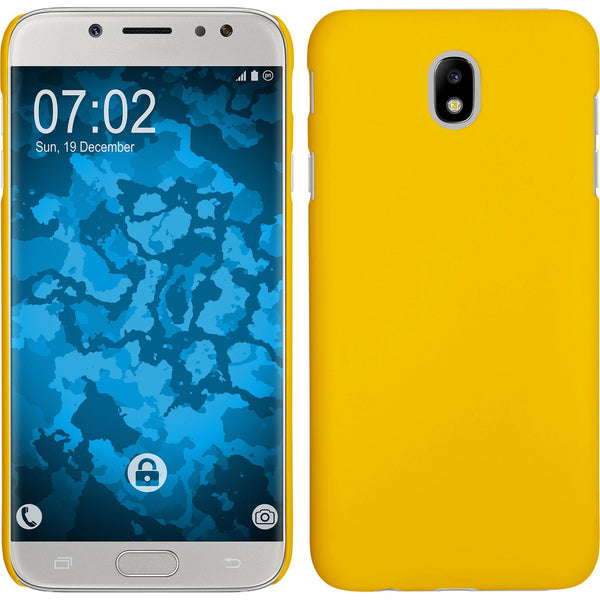 Hardcase für Samsung Galaxy J5 2017 gummiert gelb