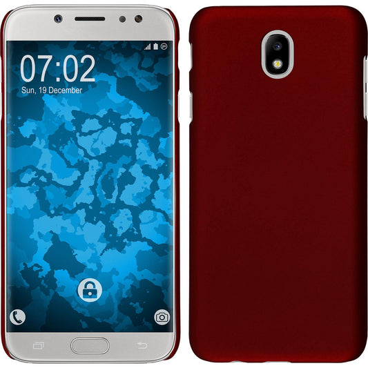 Hardcase für Samsung Galaxy J5 2017 gummiert rot