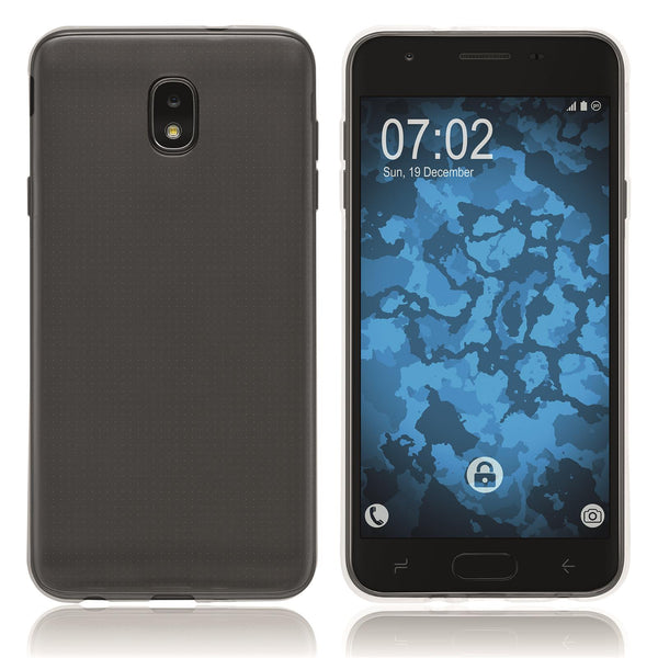 PhoneNatic Case kompatibel mit Samsung Galaxy J7 (2018) - Crystal Clear Silikon Hülle transparent Cover