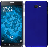 Hardcase für Samsung Galaxy J7 Prime gummiert blau