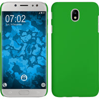Hardcase für Samsung Galaxy J7 Pro gummiert grün