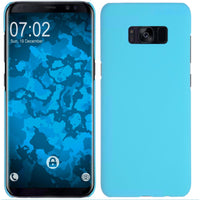 Hardcase für Samsung Galaxy S8 Plus gummiert hellblau