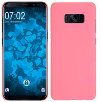 Hardcase für Samsung Galaxy S8 Plus gummiert rosa