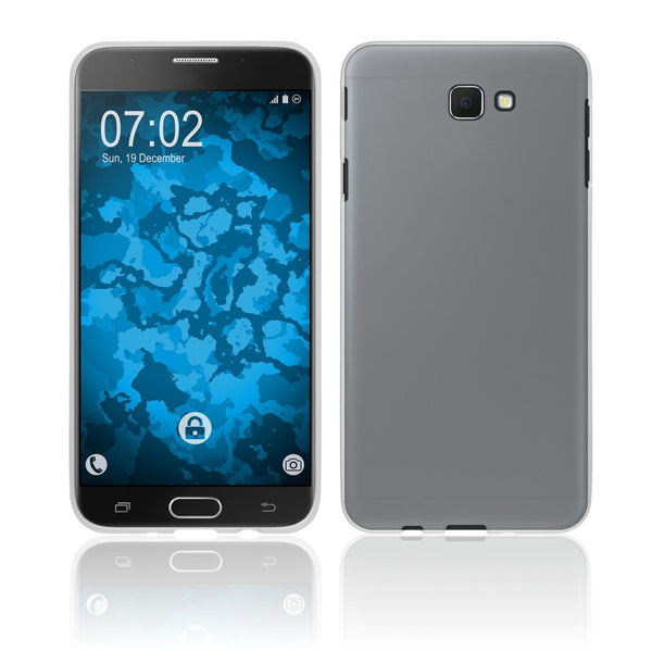 PhoneNatic Case kompatibel mit Samsung Galaxy J7 Prime 2 - Crystal Clear Silikon Hülle transparent Cover