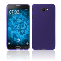PhoneNatic Case kompatibel mit Samsung Galaxy J7 Prime 2 - lila Silikon Hülle matt Cover