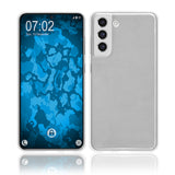 PhoneNatic Case kompatibel mit Samsung Galaxy S21 FE - Crystal Clear Silikon Hülle crystal-case Cover
