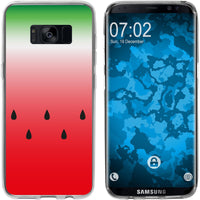 Galaxy S8 Plus Silikon-Hülle Sommer Melone M5 Case