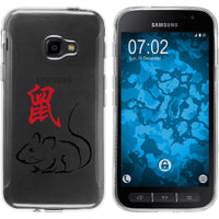 Galaxy Xcover 4 / 4s Silikon-Hülle Tierkreis Chinesisch M1 C