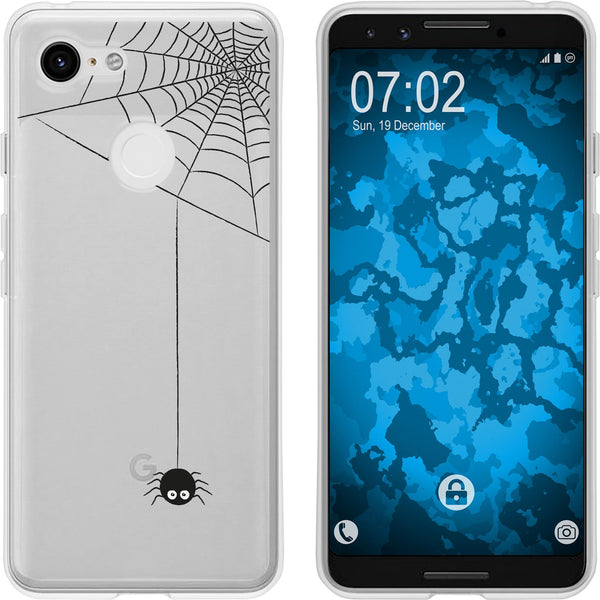 Pixel 3 Silikon-Hülle Herbst Spinne/Spider M3 Case