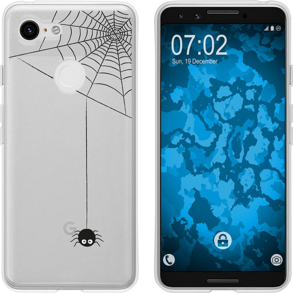 Pixel 3 Silikon-Hülle Herbst Spinne/Spider M3 Case
