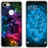 Pixel 3 Silikon-Hülle Space Nebula M8 Case