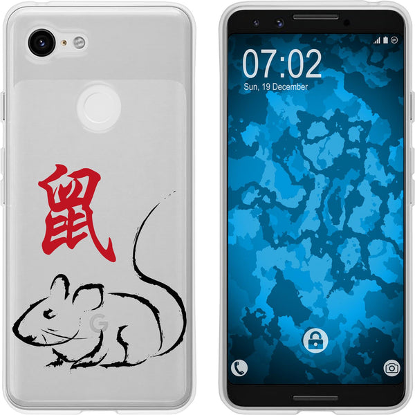 Pixel 3 Silikon-Hülle Tierkreis Chinesisch M1 Case