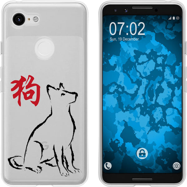 Pixel 3 Silikon-Hülle Tierkreis Chinesisch M11 Case